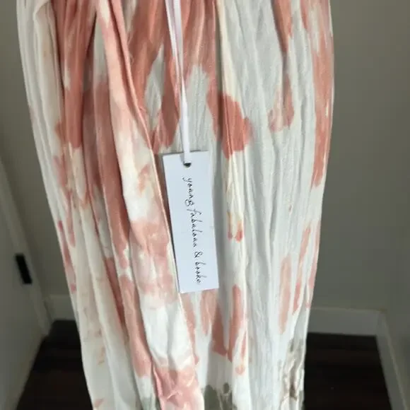 NWT Young Fabulous & Broke Geode Jillian Tie Dye Multi Faux Wrap Tie Waist - Picture 11 of 16